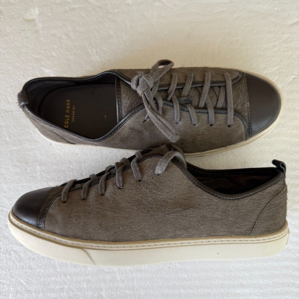 Size 6B - Cole Haan Grand OS Lace Up Sneakers Suede D4296